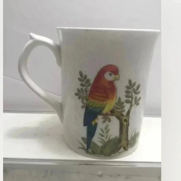 Otagiri Vintage Parrots Coffee Tea Hot Chocolate Mug Cup - Picture 4 of 10